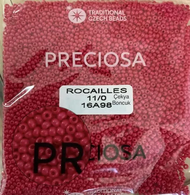 Preciosa Round Seed Beads 16A98 11/0 3.5 Oz