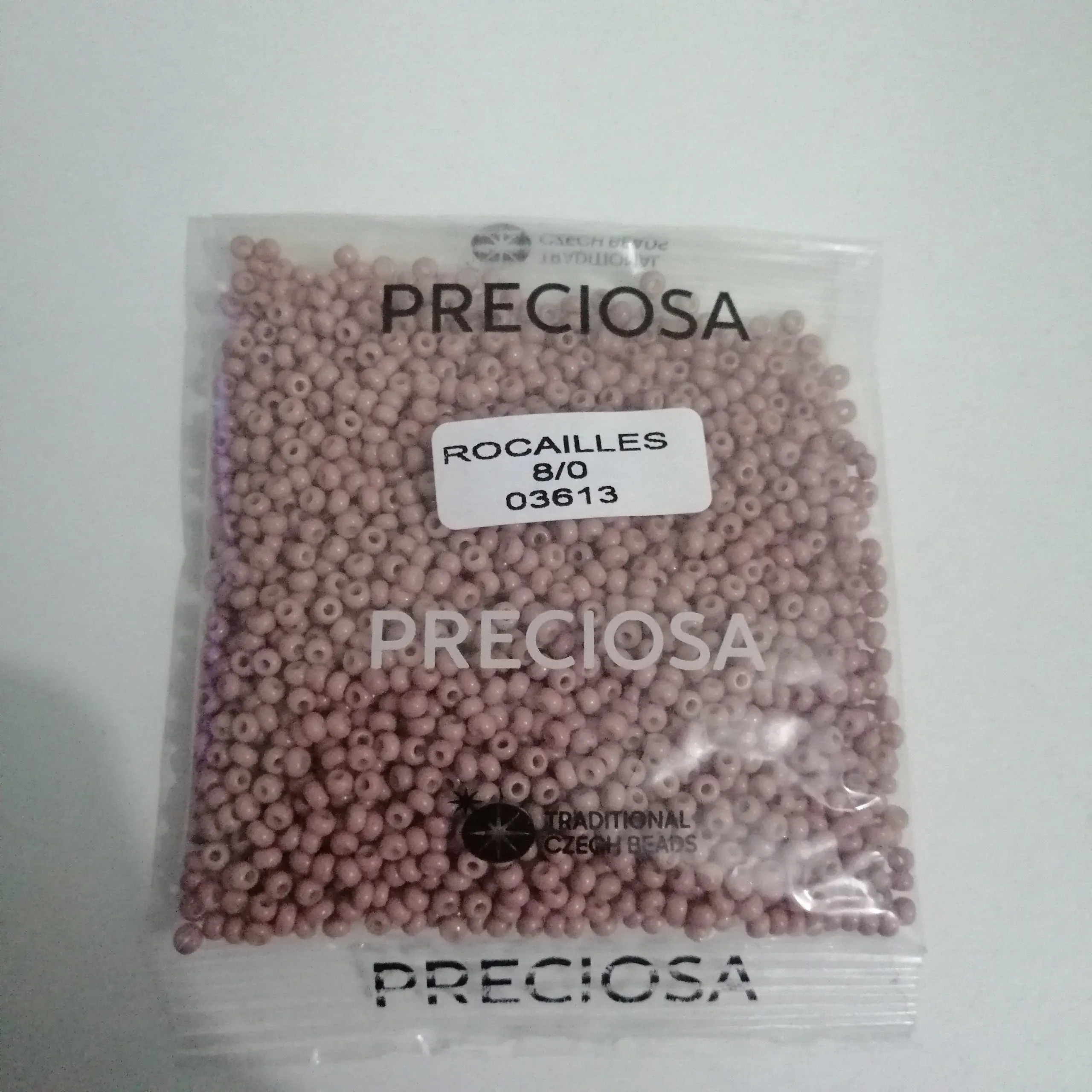 Preciosa Round Seed Beads 03613 8/0 3.5 Oz