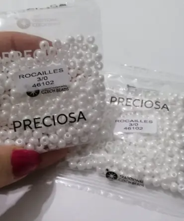 Preciosa Round Seed Beads 46102 3/0  3.5 Oz
