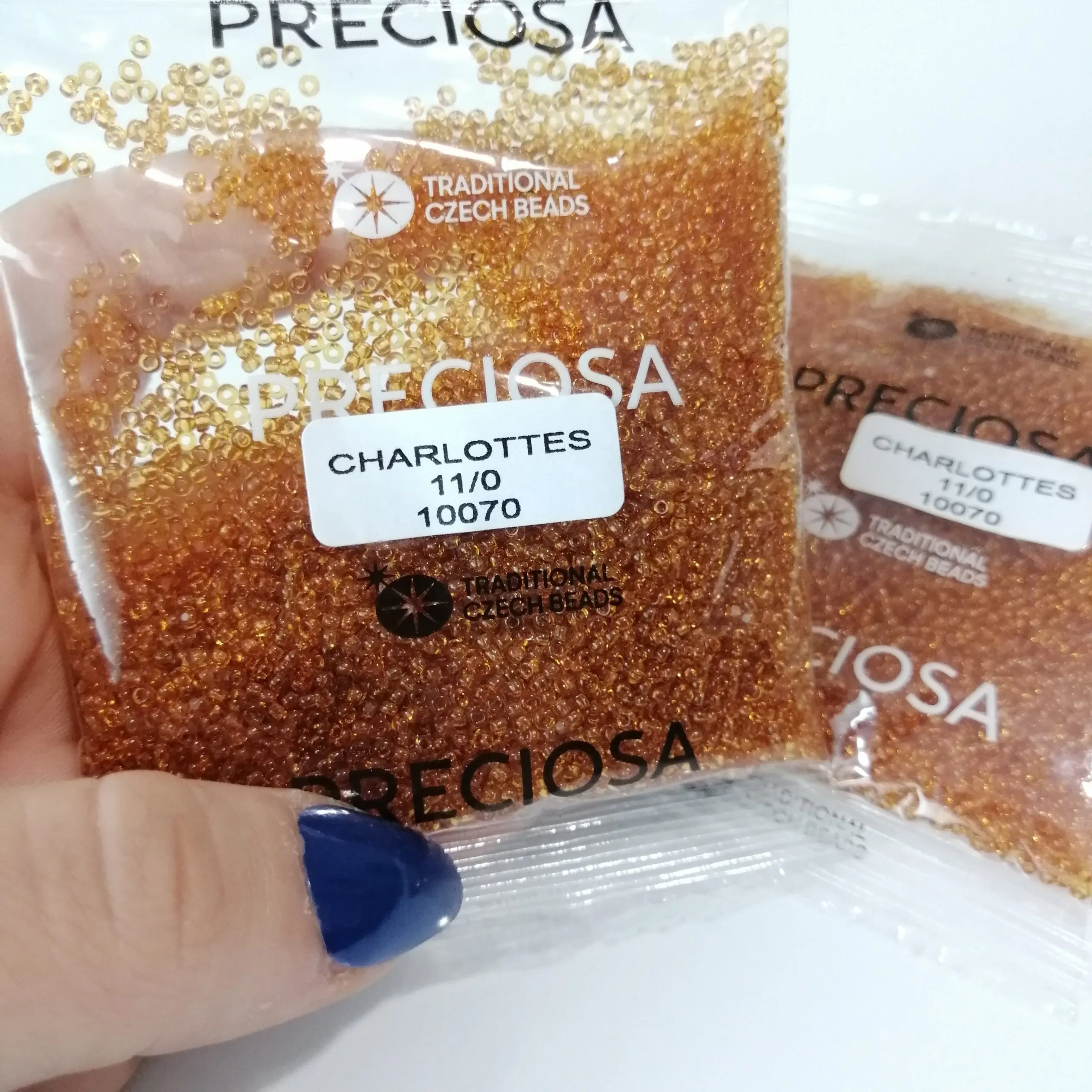 Preciosa Charlotte Seed Beads 10070 11/0 3.5 Oz