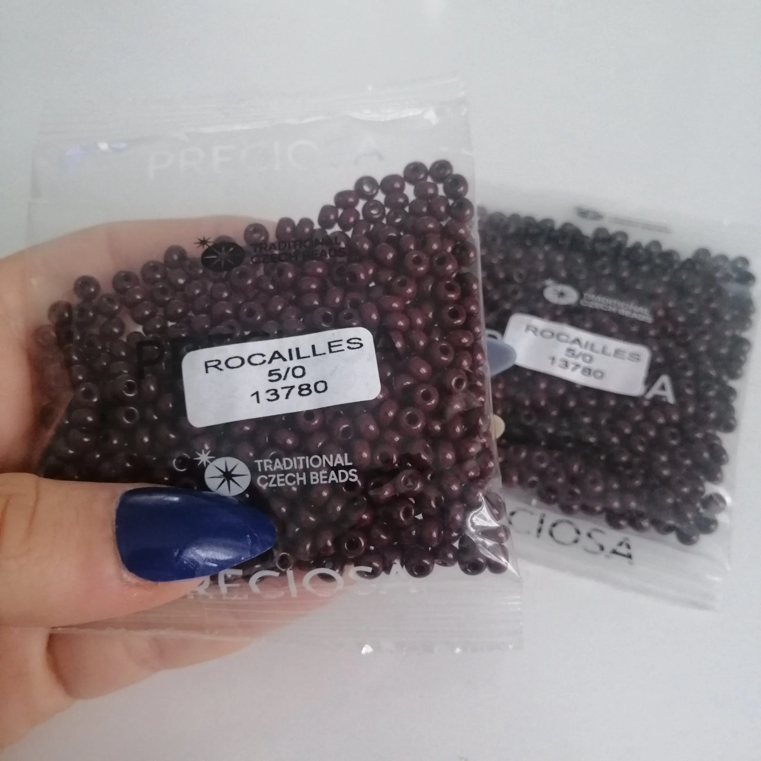 Preciosa Round Seed Beads 13780 5/0 3.5 Oz