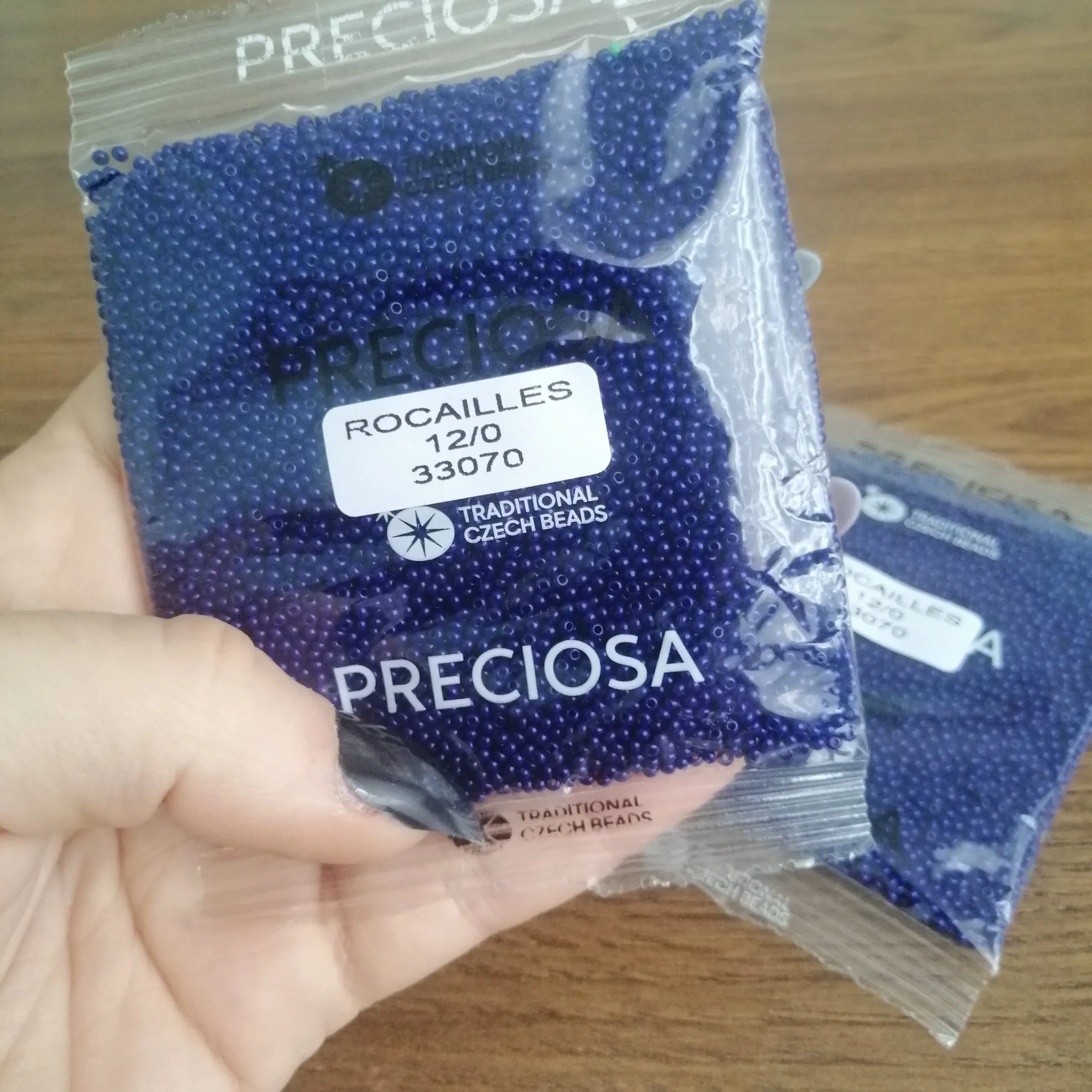 Preciosa Round Seed Beads 30100 12/0 3.5 Oz