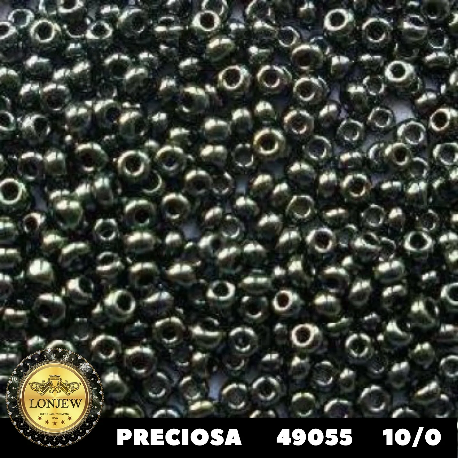 Preciosa Round Seed Beads 49055 10/0 3.5 oz