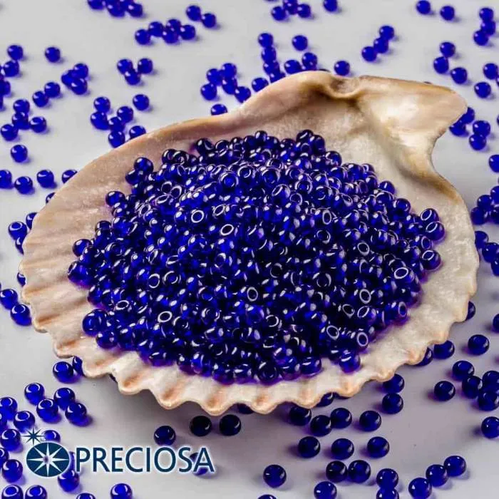 Preciosa Round Seed Beads 30100 9/0 3.5 Oz
