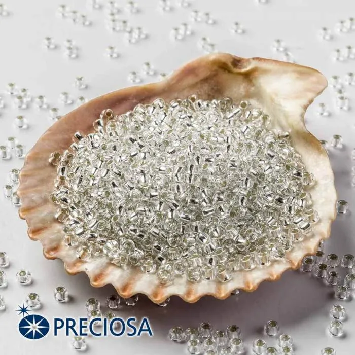 Preciosa Round Seed Beads 78102 9/0 3.5 Oz Matte