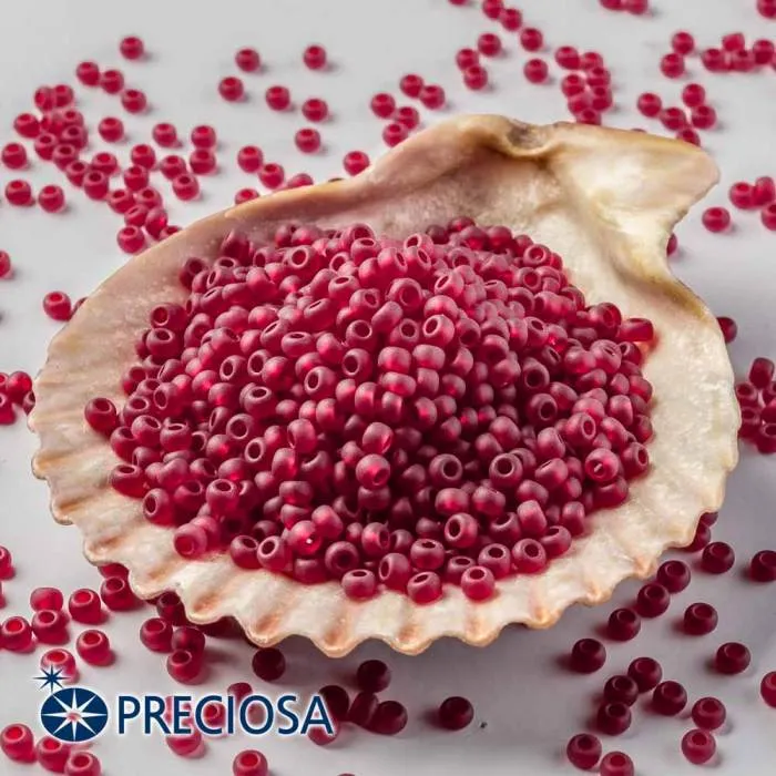 Preciosa Round Seed Beads 90090 9/0 3.5 Oz Matte
