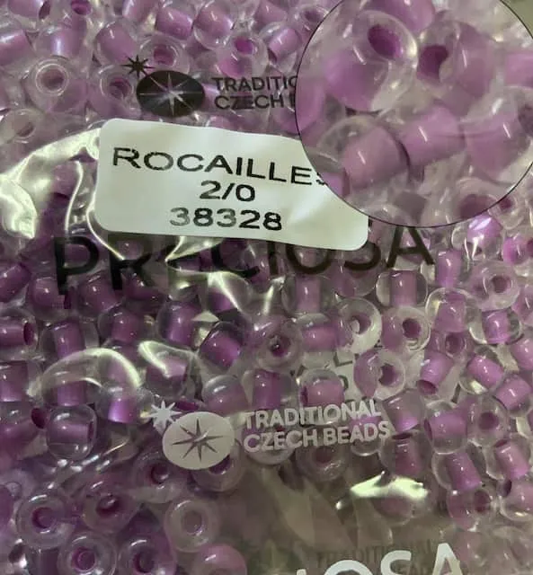Preciosa Round Seed Beads 38328 2/0  3.5 Oz