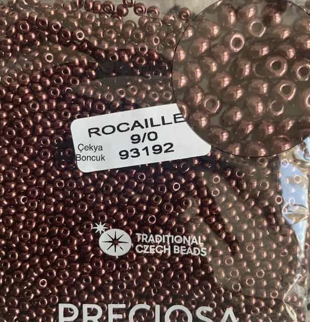 Preciosa Round Seed Beads 93192 9/0 3.5 Oz