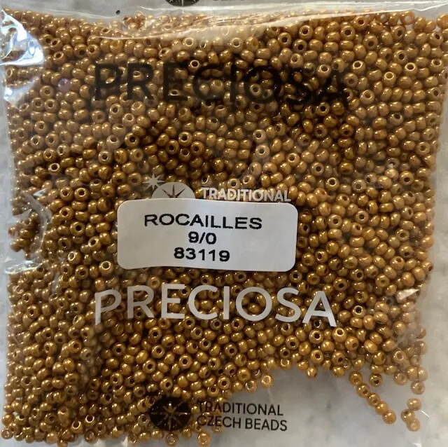Preciosa Round Seed Beads 83119 9/0 3.5 Oz