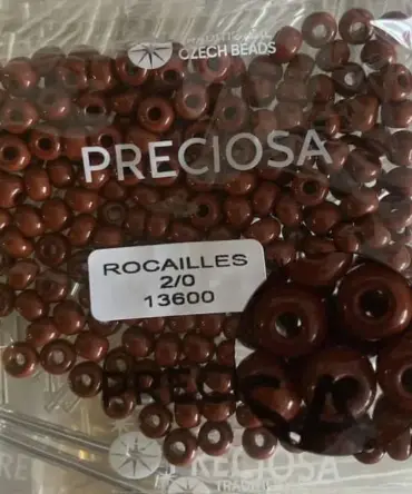 Preciosa Round Seed Beads 13600 2/0 3.5 Oz