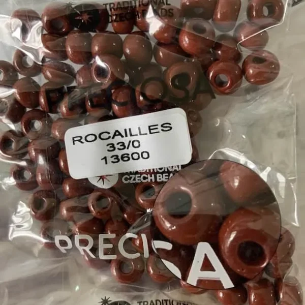 Preciosa Round Seed Beads 13600 33/0 3.5 Oz