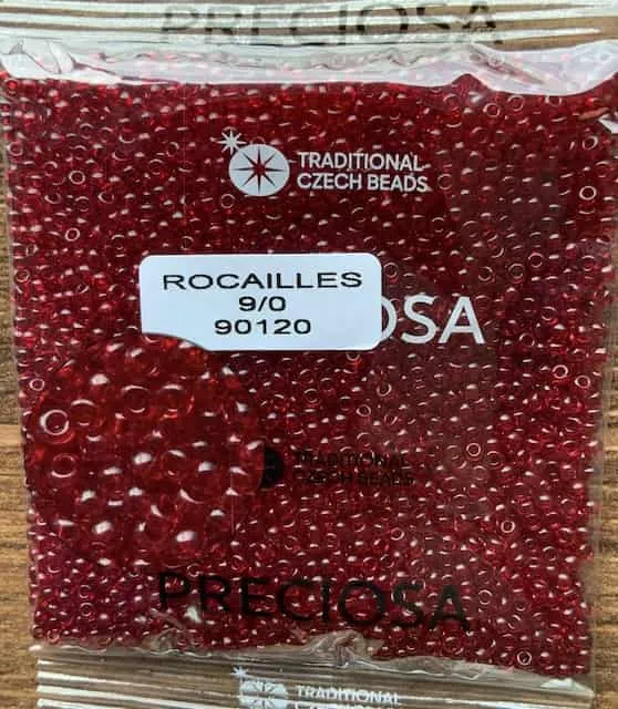 Preciosa Round Seed Beads 90120 9/0 3.5 Oz