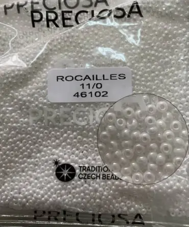 Preciosa Round Seed Beads 46102 11/0 3.5 Oz