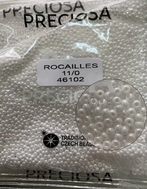 Preciosa Round Seed Beads 46102 11/0 3.5 Oz