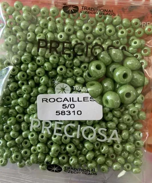 Preciosa Round Seed Beads 58310 5/0  3.5 Oz
