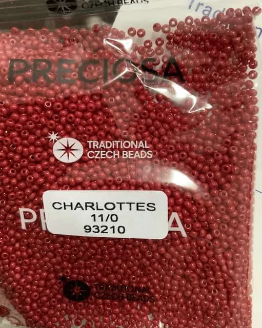 Preciosa Charlotte Seed Beads 93210 11/0 3.5 Oz