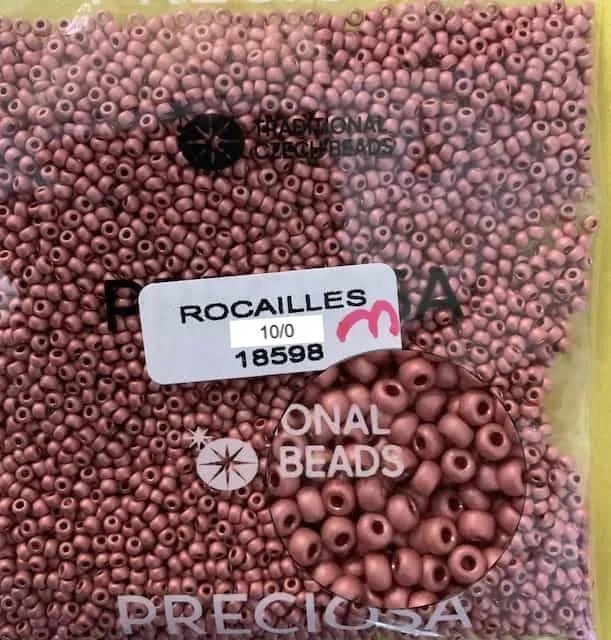 Preciosa Round Seed Beads 18598 10/0 Matte 3.5 Oz