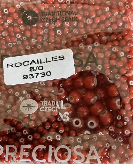 Preciosa Round Seed Beads 93730 8/0 3.5 Oz