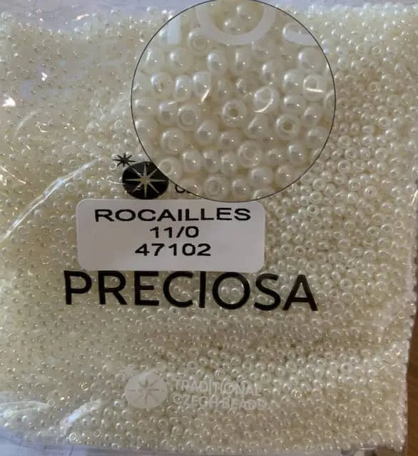 Preciosa Round Seed Beads 47102 11/0 3.5 Oz