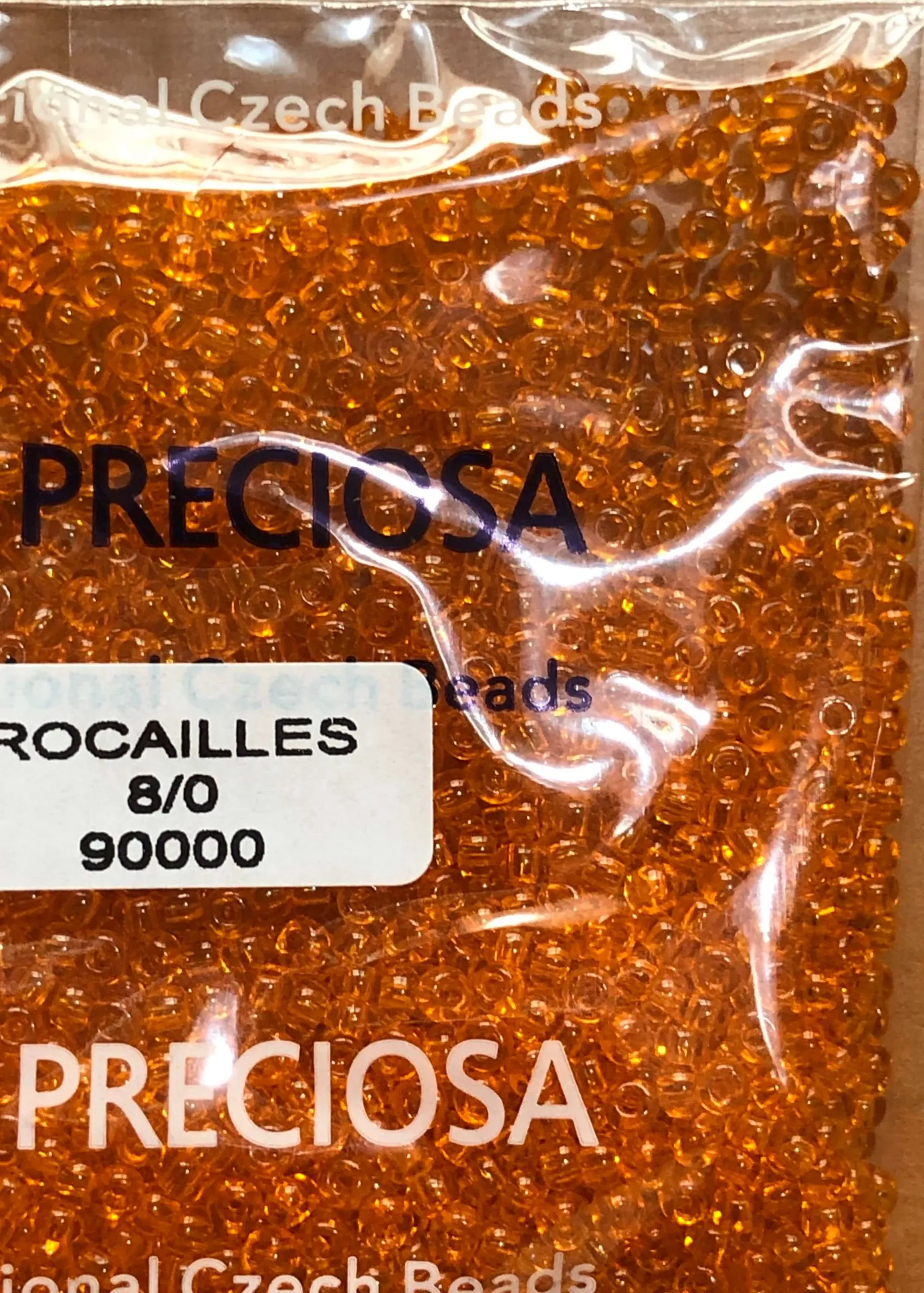 Preciosa Round Seed Beads 90000 8/0 3.5 Oz