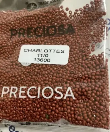 Preciosa Charlotte Seed Beads 13600 11/0  3.5 Oz
