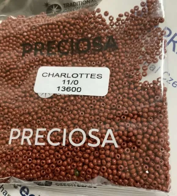 Preciosa Charlotte Seed Beads 13600 11/0  3.5 Oz
