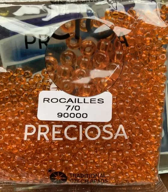 Preciosa Round Seed Beads 90000 7/0 3.5 Oz