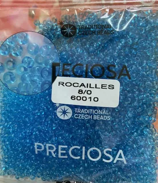 Preciosa Round Seed Beads 60010 8/0 3.5 Oz
