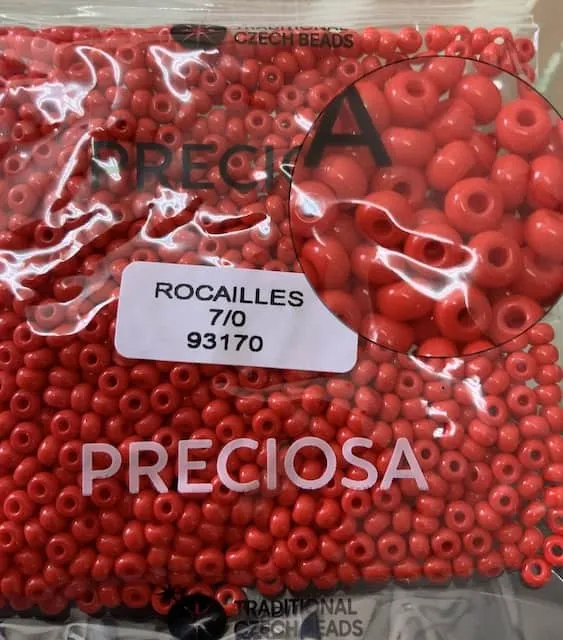 Preciosa Round Seed Beads 93170 7/0 3.5 Oz