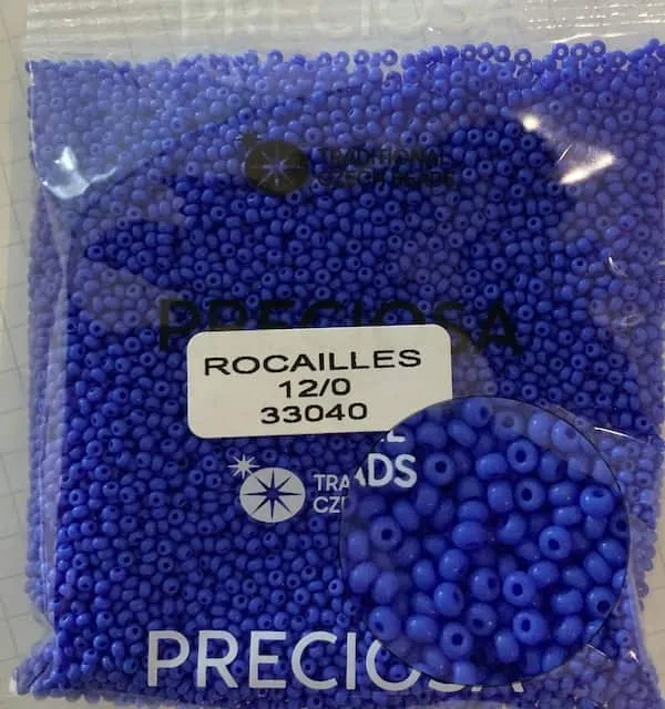 Preciosa Round Seed Beads 33040 12/0 3.5 Oz
