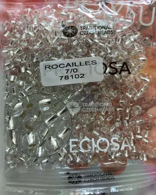 Preciosa Round Seed Beads 78102 7/0 3.5 Oz