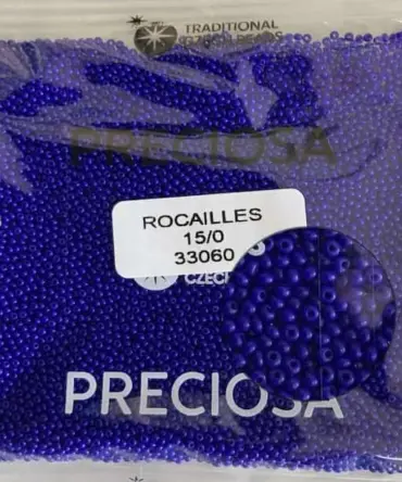 Preciosa Round Seed Beads 33060 15/0 3.5 Oz