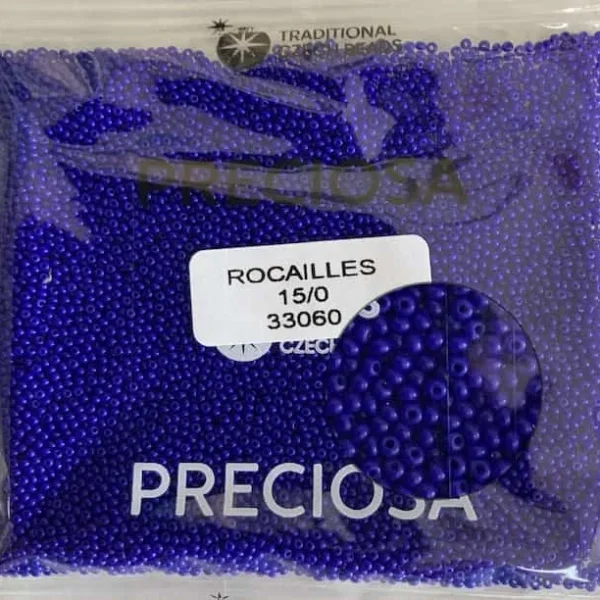 Preciosa Round Seed Beads 33060 15/0 3.5 Oz