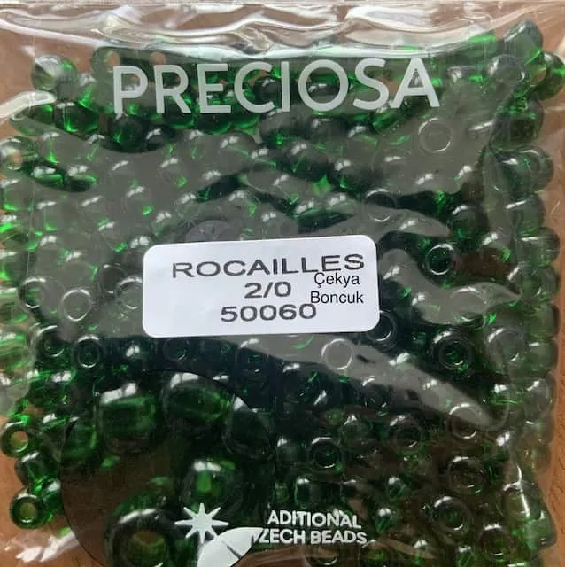 Preciosa Round Seed Beads 50060 2/0 3.5 Oz