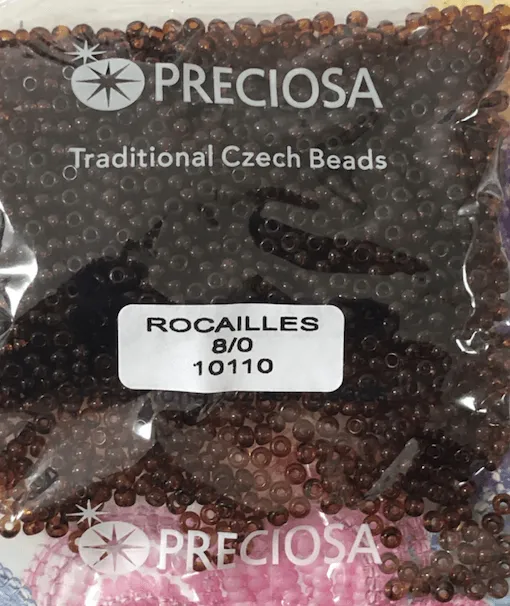 Preciosa Round Seed Beads 10110 8/0 3.5 Oz