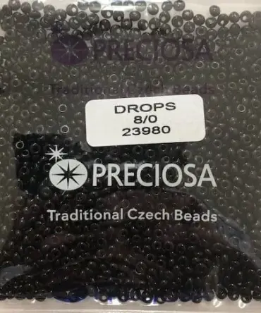 Preciosa Drops Beads 23980 8/0  3.5 Oz