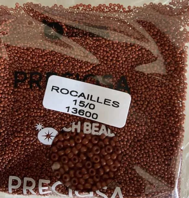 Preciosa Round Seed Beads 13600 15/0 3.5 Oz