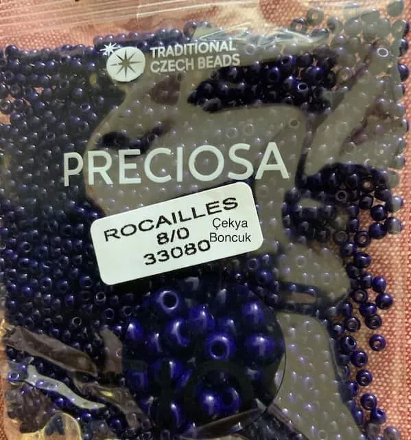 Preciosa Round Seed Beads 33080 8/0 3.5 Oz