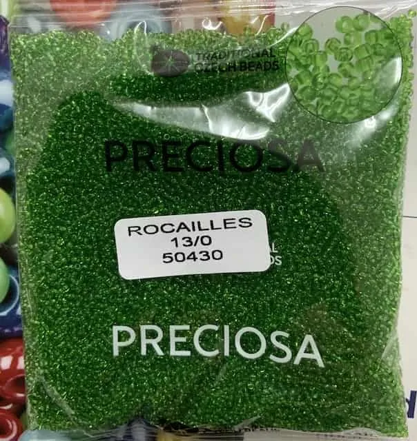 Preciosa Round Seed Beads 50430 13/0 3.5 Oz