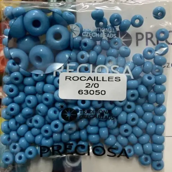 Preciosa Round Seed Beads 63050 2/0 3.5 Oz