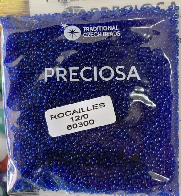 Preciosa Round Seed Beads 60300 12/0 3.5 Oz