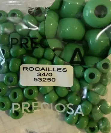 Preciosa Round Seed Beads 53250 34/0  3.5 Oz
