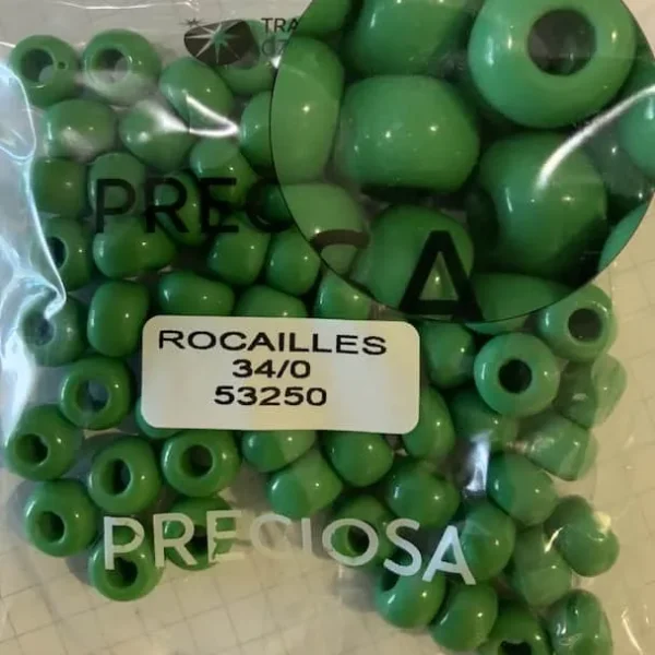 Preciosa Round Seed Beads 53250 34/0  3.5 Oz
