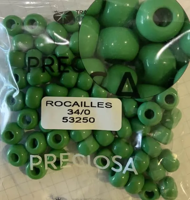 Preciosa Round Seed Beads 53250 34/0  3.5 Oz
