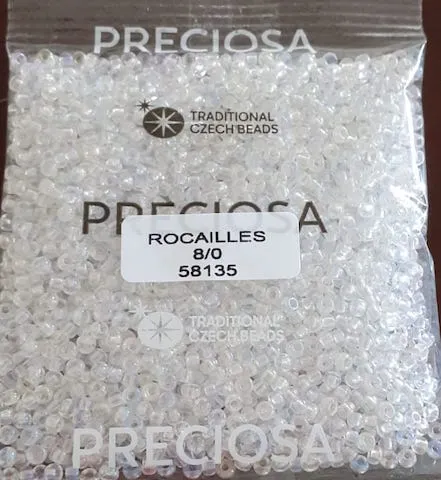 Preciosa Round Seed Beads 58135 8/0 3.5 Oz