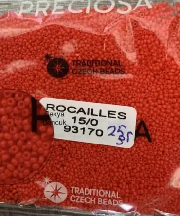 Preciosa Round Seed Beads 93170 15/0 3.5 Oz