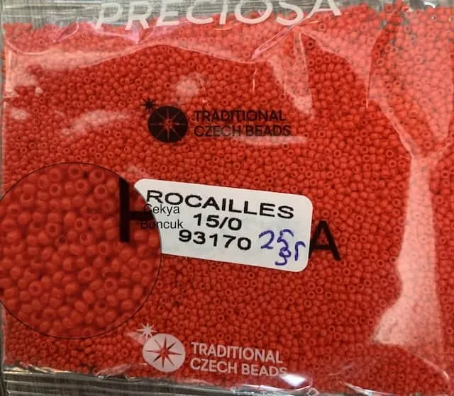 Preciosa Round Seed Beads 93170 15/0 3.5 Oz