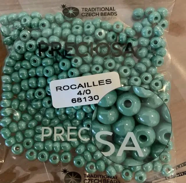 Preciosa Round Seed Beads 68130 4/0 3.5 Oz