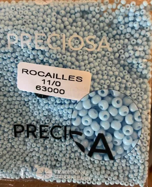 Preciosa Round Seed Beads 63000 11/0 3.5 Oz
