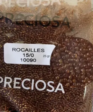 Preciosa Round Seed Beads 10090 15/0 3.5 Oz